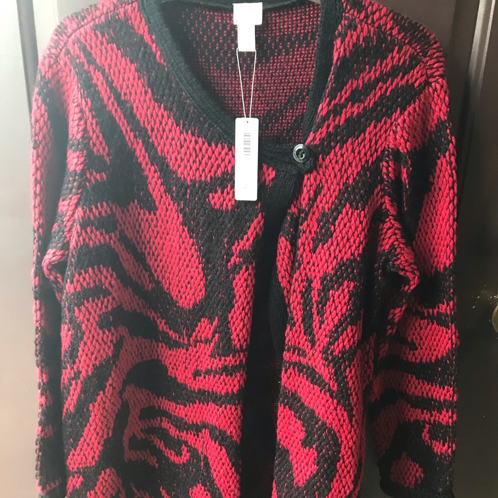 New Renaissance Red Cardigan